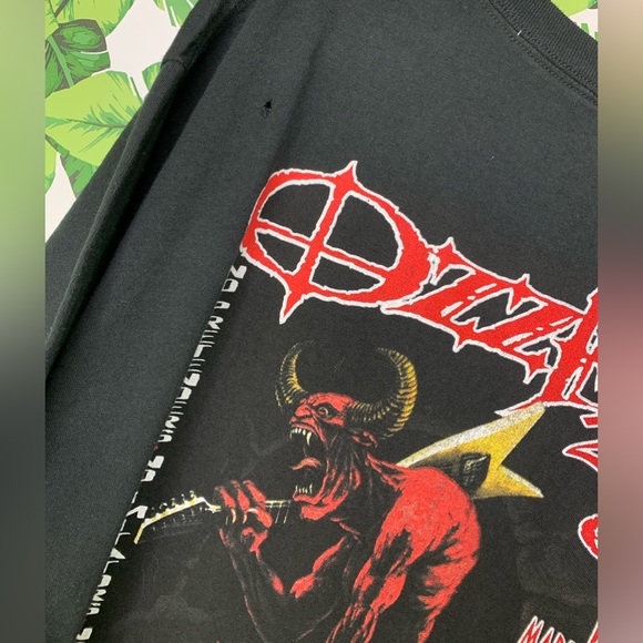 Vintage Ozzfest 2003 Tour T Shirt KORN Marilyn Manson Disturbed Chevelle Ozzy - Picture 5 of 6